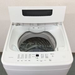 JT10109【IRISOHYAMA/アイリスオーヤマ 5.0㎏洗濯機】2023年製 IAW-T504 家電 洗濯 簡易乾燥付の画像