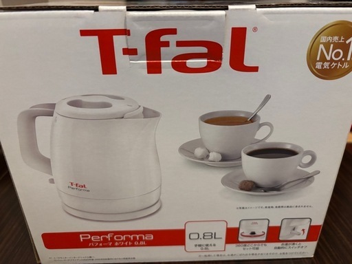 T-fal ケトル　ホワイト　新品