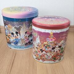 お好きな方へ ディズニー缶 おみやげお菓子の空き缶の画像