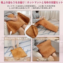 【新品】電気足温器、電気毛布の画像