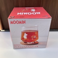 【新品】ムーミン ダイヤシェイプグラス