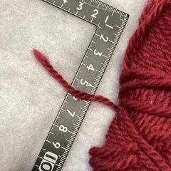 ウール100％極太毛糸　約210g　ハマナカ毛糸　wool 100% bulky weight yarn dark red  の画像