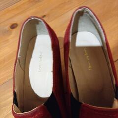 ワインレッド 2cmヒールの画像