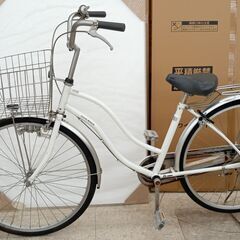★ジモティ割あり★  自転車 一般 26インチ 白 クリーニング...