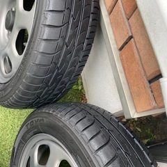 165/60R15ハスラー純正タイヤホイールセットの画像