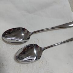 新品未使用　ナガオ  ディナースプーン 18cm ステンレス 日本製

の画像