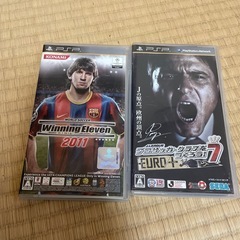 PSPソフト ２本セット　サッカー