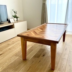 東谷　コーヒーテーブル　GT-872　W110×D55×H41　13kg　組立　センターテーブル ローテーブル 幅110cm 大きい 木製 おしゃれ  安い 人気
