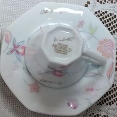 （価格見直しました）たち吉　RICHFIELD ミニコーヒーカップ＆ソーサー2客の画像