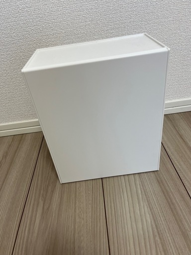 【山崎実業】ウォールトイレポット・収納ケースタワー