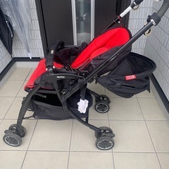 アップリカ　ベビーカー　ソラリア　ユニレッドの画像