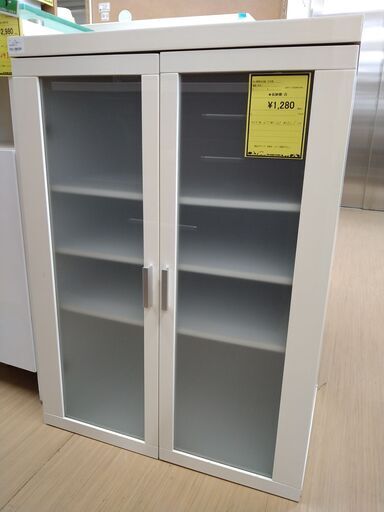 ｼﾞﾓﾃｨ割有り‼️【C974】収納棚 白