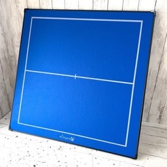 お引取り限定 美品 mintonの壁 ミントンのカベ バドミントン 壁打ち練習用ボード フェルト生地 専用卓上スタンド付き の画像