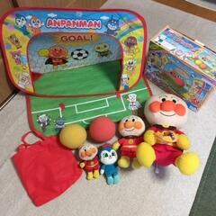 廃盤品のアンパンマンサッカーとぬいぐるみセット