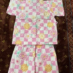 [値下げ]95cm 女の子　甚平の画像