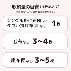 布団用圧縮袋 マチ付き 2枚 の画像