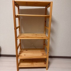無印良品 パイン材ユニットシェルフ・58cm幅・中 幅58×奥行...