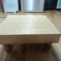 脚付き碁盤　碁石セットの画像