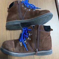 茶色ブーツ20㎝　美品　ブーツ　靴　の画像