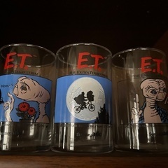 ETのグラス　3個セット