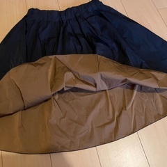 【ADAM ET ROPE】リバーシブルフレアスカートの画像