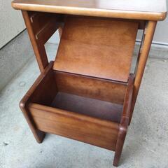【値下げ】小物入れ付き踏み台の画像