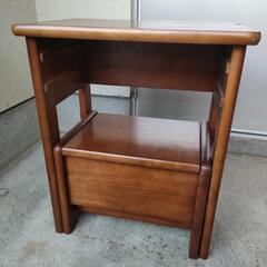 【値下げ】小物入れ付き踏み台の画像