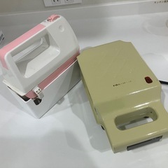 レコルト ホットサンドメーカー 電動泡立て器