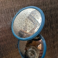 未使用のホースの先につけるシャワー口ですの画像