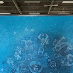 大きな絵画　中島マミ画　星占い の画像