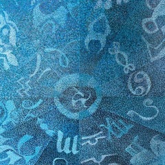 大きな絵画　中島マミ画　星占い の画像