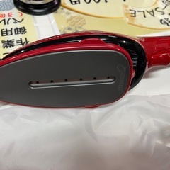 衣類のエステティック パワフル ハンディスチーマー スチームQ ルビーレッド 箱入 中古美品 ①の画像