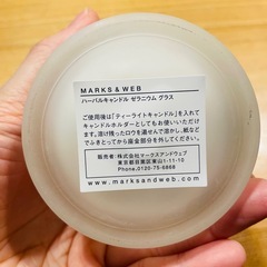マークスアンドウェブ　アロマキャンドルの画像