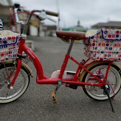 【取引中】幼児用自転車(女児)14インチ　※補助輪無しの画像