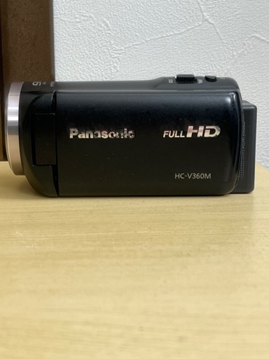 【受け渡し終了】Panasonic デジタルハイビジョンビデオカメラ　HC-V360M ブラック