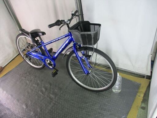 E42　★　12800円★整備済み 中古子供自転車 SOGO　JｒMTB　ブルー【26インチ 】
