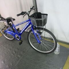 E42　★　12800円★整備済み 中古子供自転車 SOGO　JｒMTB　ブルー【26インチ 】の画像
