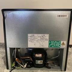 MAXZEN 1ドア冷蔵庫ブラック　JR046ML01GMの画像