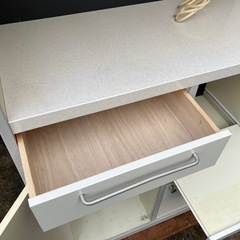 食器棚　白　ホワイト　家具の画像