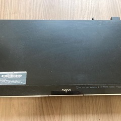 ブルーレイディスクレコーダー　SHARP AQUOS