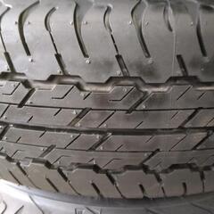 値下げ!!　スズキ　ジムニーシエラ　JB74型　195/80R15 新車外し純正アルミホイールタイヤセット!!の画像