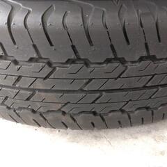 値下げ!!　スズキ　ジムニーシエラ　JB74型　195/80R15 新車外し純正アルミホイールタイヤセット!!の画像