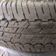 値下げ!!　スズキ　ジムニーシエラ　JB74型　195/80R15 新車外し純正アルミホイールタイヤセット!!の画像
