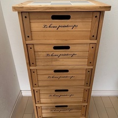 5段　ウッドチェスト