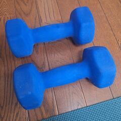 カラーダンベル　5kg 2個セットの画像