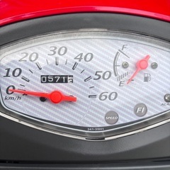 スズキ　レッツ5G原付盗難防止アラーム付き　低走行車の画像