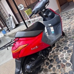 スズキ　レッツ5G原付盗難防止アラーム付き　低走行車の画像