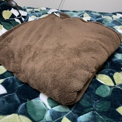 冬用毛布　ブラウン　茶色　180x200(cm)