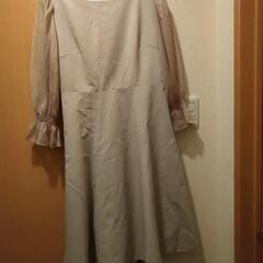 【新品未使用】PROPORTION ワンピース ピンクグレーの画像