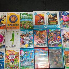 WiiU＋ソフト19本まとめ売りの画像